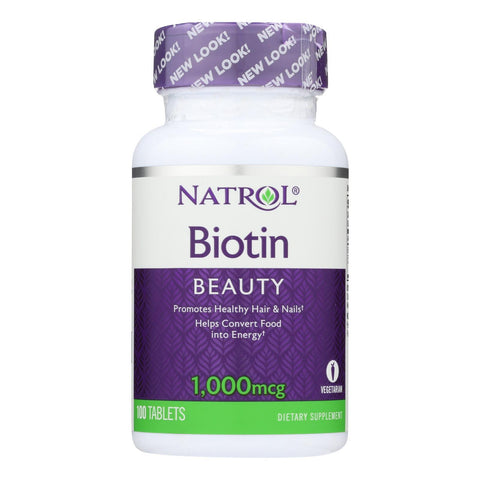 Natrol Biotin - 1000 mcg - 100 Tablets