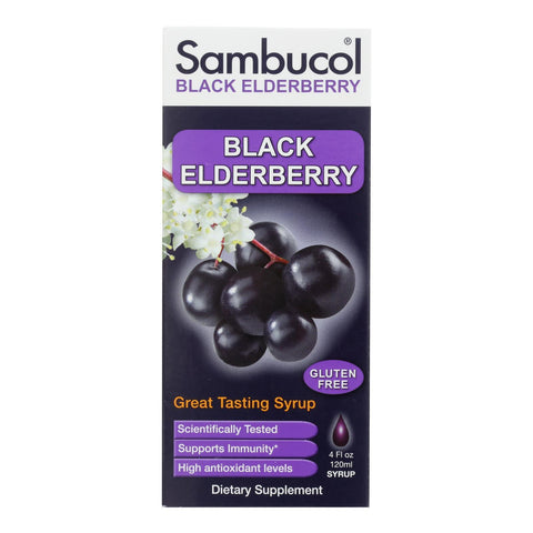 Sambucol - Black Elderberry Syrup Cold and Flu Relief Original - 4 fl oz