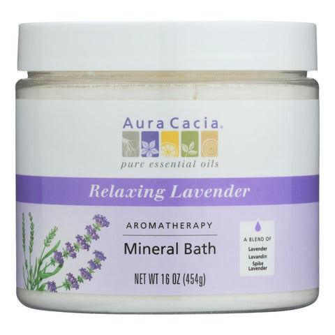 Aura Cacia - Aromatherapy Mineral Bath Lavender Harvest - 16 oz