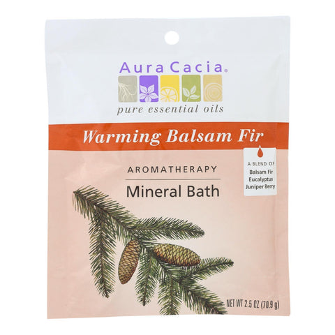 Aura Cacia - Aromatherapy Mineral Bath Soothing Heat - 2.5 oz - Case of 6