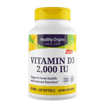 Healthy Origins Vitamin D3 - 2000 IU - 120 Softgels