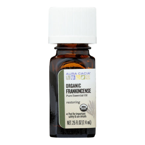 Aura Cacia - Organic Essential Oil - Frankincense - .25 fl oz