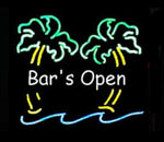 Bars Open Neon Bar Sign