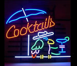 Cocktail Parrot Neon Bar Sign