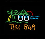 Tiki Bar Hut Neon Bar Sign