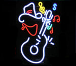 Guitar Cowboy Neon Bar Sign