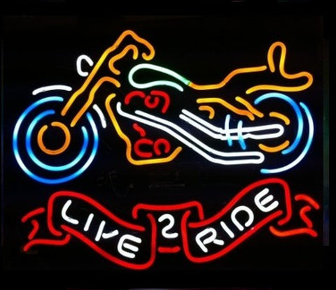 Motorcycle Neon Bar Sign