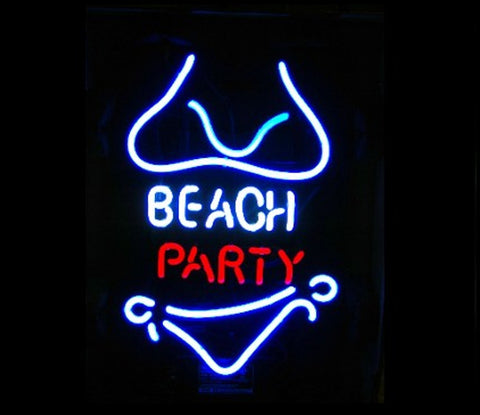 Beach Party Neon Bar Sign