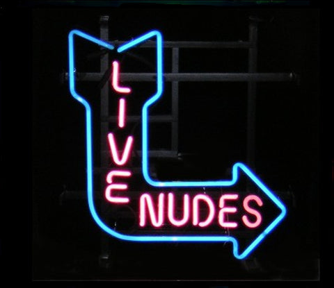 Live Nudes Neon Bar Sign