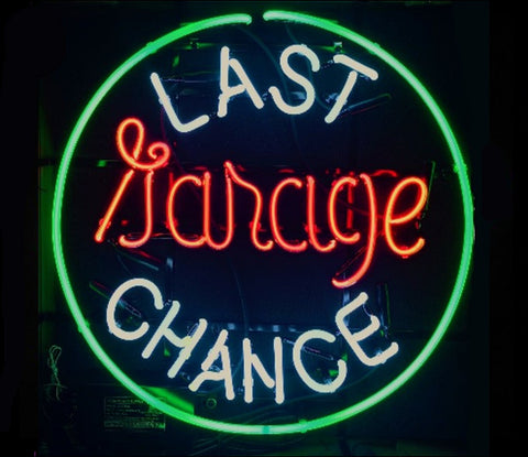 Last Chance Garage Neon Bar Sign