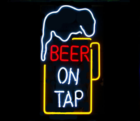 Beer On Tap Neon Bar Sign