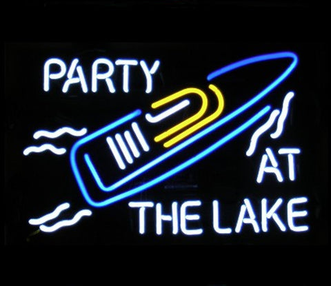 Party At The Lake II Neon Bar Sign