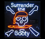 Surrender The Booty Neon Bar Sign