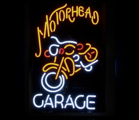 Motorhead Garage Neon Bar Sign