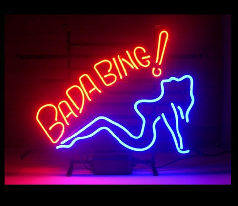 Bada Bing Neon Bar Sign
