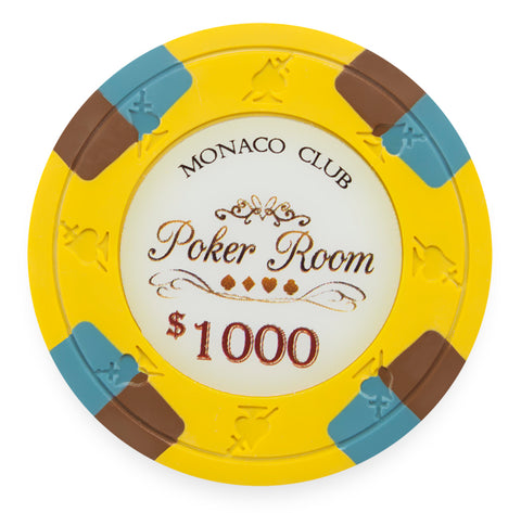 Monaco Club 13.5 Gram, $1,000, Roll of 25
