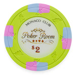 Monaco Club 13.5 Gram, $2, Roll of 25