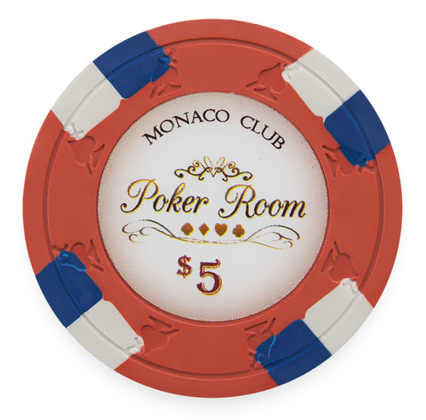 Monaco Club 13.5 Gram, $5, Roll of 25