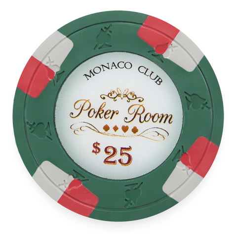 Monaco Club 13.5 Gram, $25, Roll of 25