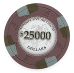 Poker Knights 13.5 Gram, $25,000, Roll of 25