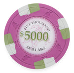 Poker Knights 13.5 Gram, $5,000, Roll of 25