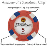 500ct Claysmith Gaming Showdown Chip Set in Aluminum