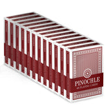 12 Red Decks of Pinochle Playing Cards