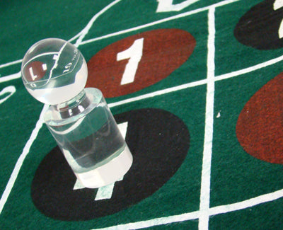 Clear Acrylic Ball Top Roulette Marker