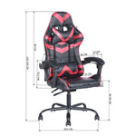 Color: Black+Red  ,SIZE: B Gaming Chairs A