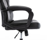 Color: Black  DR Gaming Chair, Executive Bonded Leather