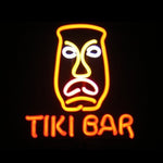 Tiki Bar Mask Neon Sculpture
