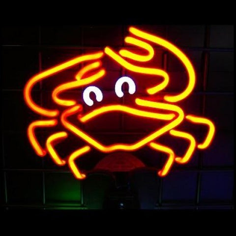 Crab Neon Sculpture
