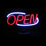 Open Swoosh Neon Sculpture
